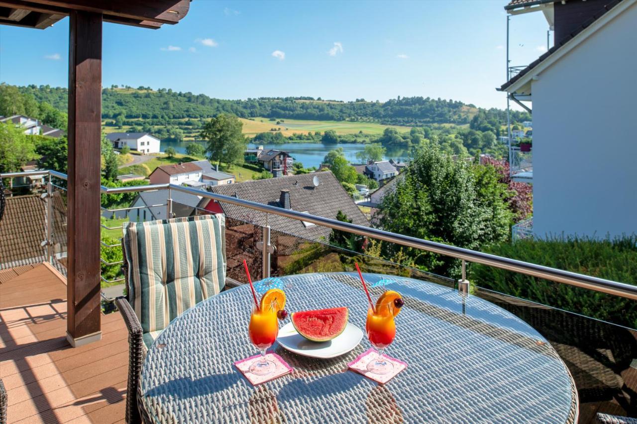 Ferienwohnung Seeblick Schalkenmehren Exterior foto